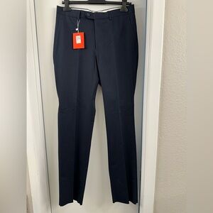 NWT ricerche di enrico coveri Men's navy Pants cotton made in Italy 46 31*33 in